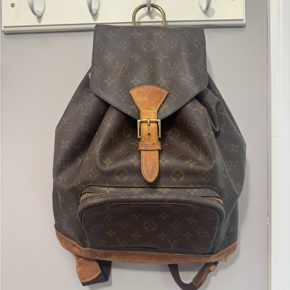 1999 Louis Vuitton Brown Monogram Backpack